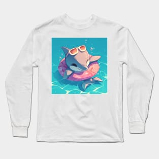 cute dolphin Long Sleeve T-Shirt